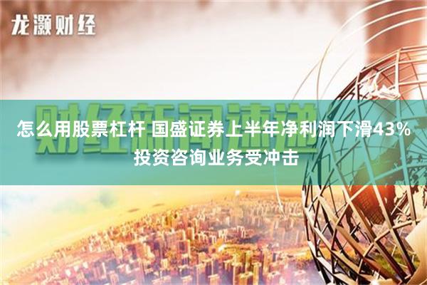 怎么用股票杠杆 国盛证券上半年净利润下滑43% 投资咨询业务受冲击